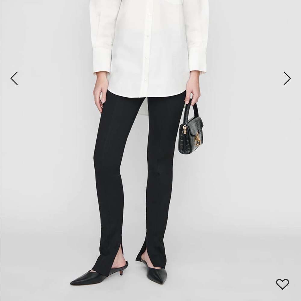 Anine bing black trousers